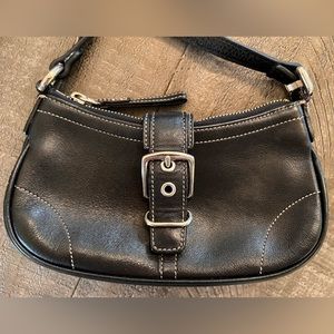 Vintage Coach Hamptons Leather Crossbody Bag
